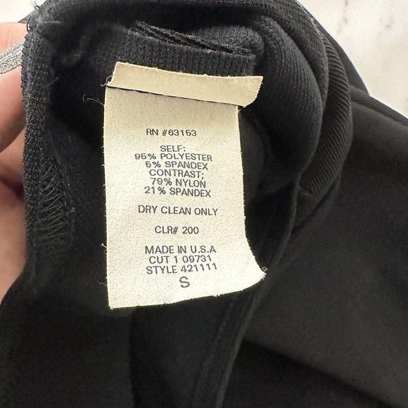 Rampage Womens Vintage 90s Maxi Dress Gown Size S Black Mesh Trim Sheath - Picture 7 of 11